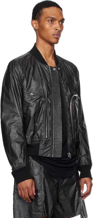 Bomber-takki Rick Owens Rick Owens Bauhaus Flight Bomber Jacket Musta | RU02E1749 PCT, 1