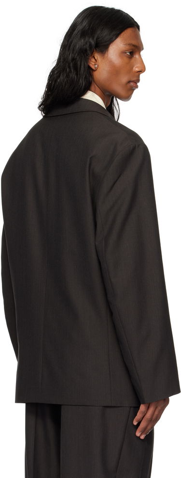 Takki LEMAIRE Lemaire Soft Double Breasted Blazer Musta | JA1063 LF414, 2