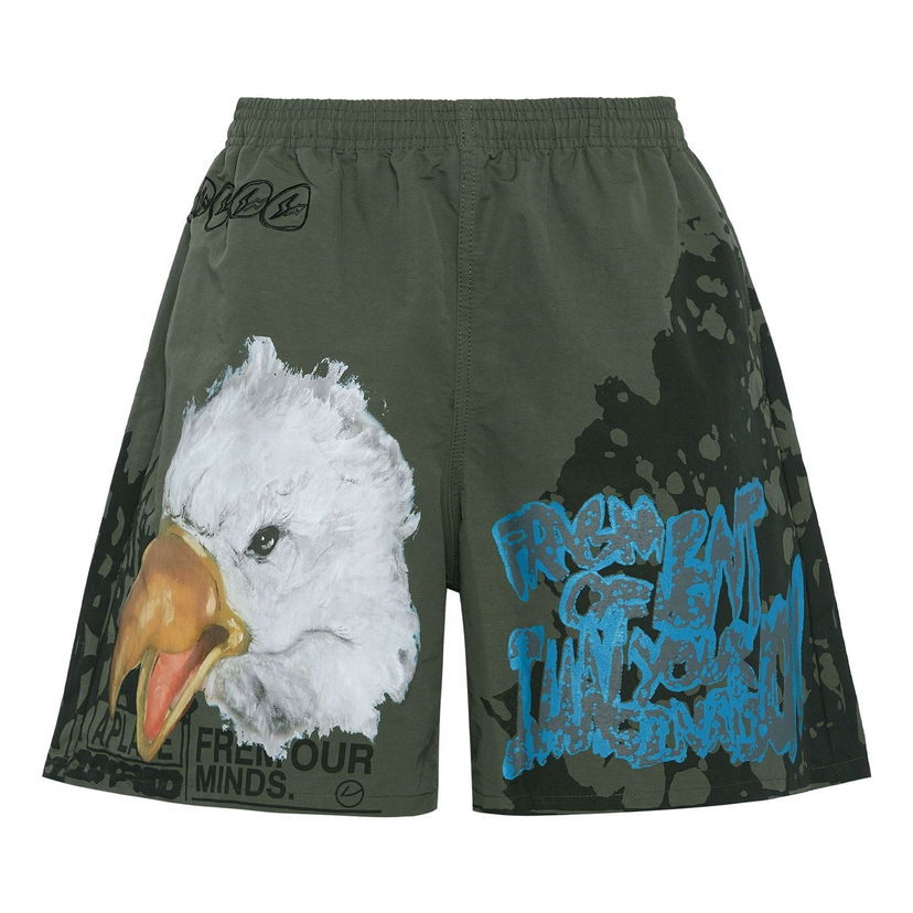 Shortsit Cactus Jack by Travis Scott Travis Scott Cactus Jack x Fragment Imagination Shorts Vihreä | CJFN-SS32