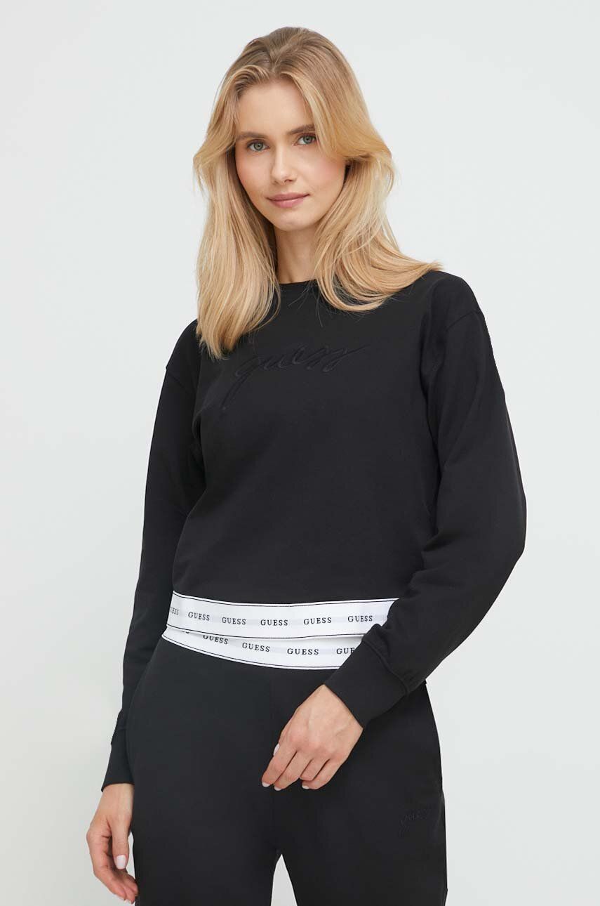 Huppari GUESS Sweat Crewneck Musta | O3YQ01.KBS91, 0