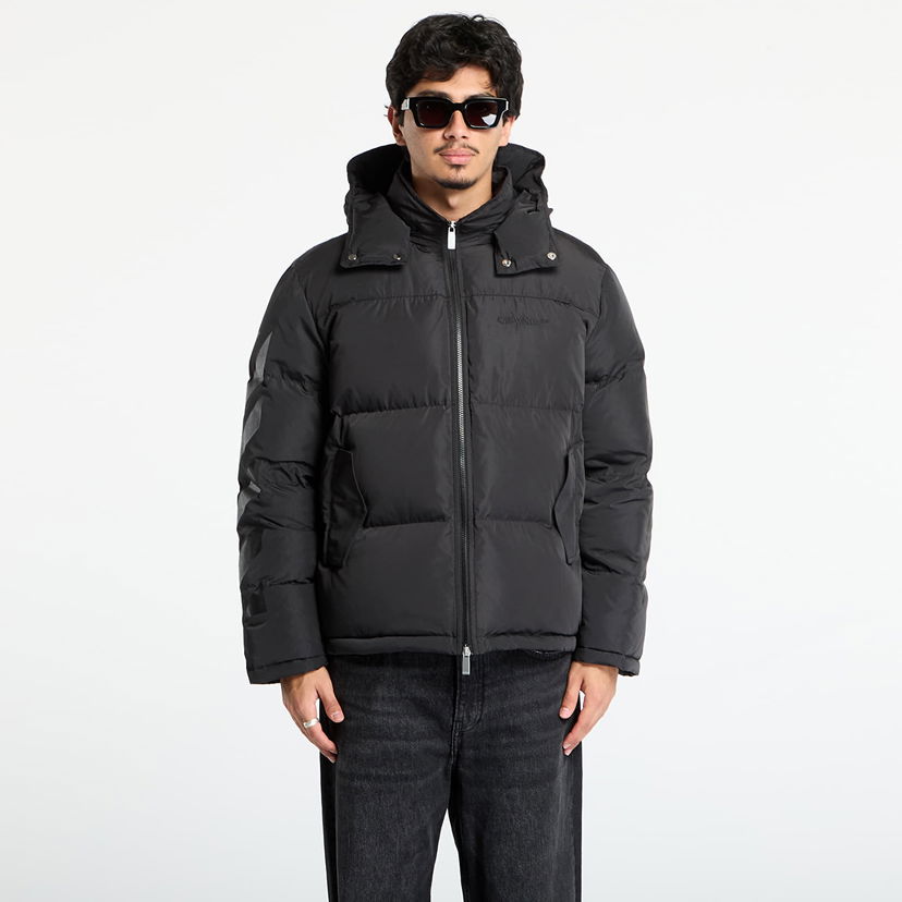 Puffer takki Off-White Diag Arrow Down Jacket Musta | OMED066F25FAB0011010