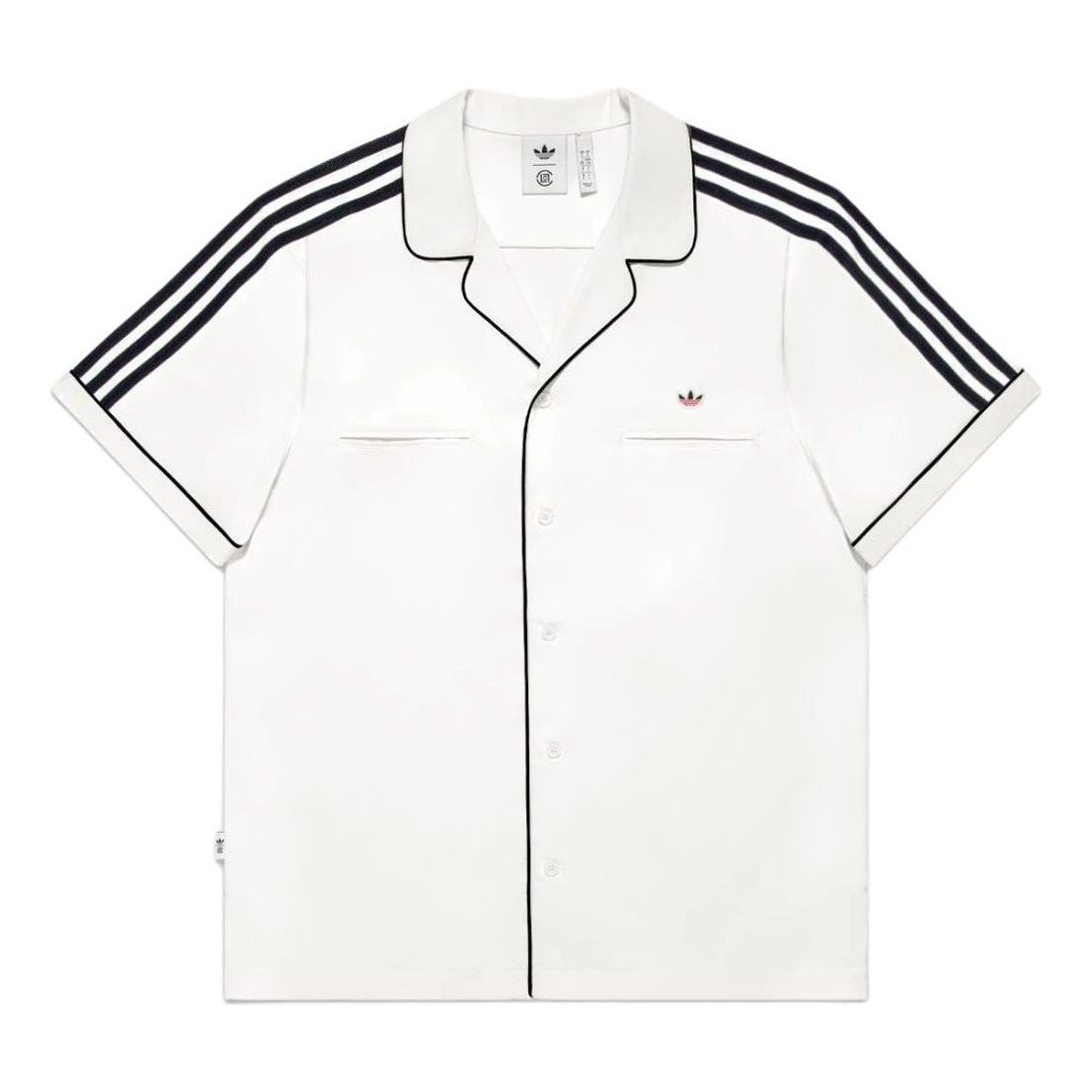 Paita adidas Originals CLOT Bowling Shirt Valkoinen | IY8685, 0