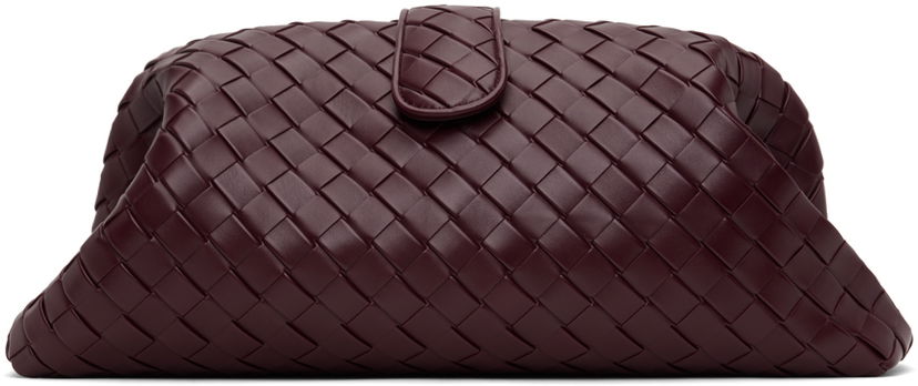 Käsilaukku Bottega Veneta Lauren 1980 Maxi Clutch Burgundia | 785808 V41A1