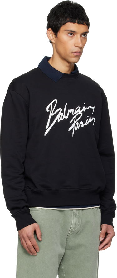 Huppari Balmain 'Balmain Paris' Sweatshirt Musta | FH2JQ120BD27, 1