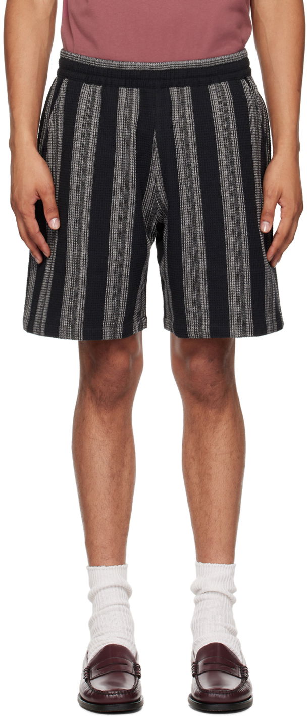 Shortsit Carhartt WIP Striped Relaxed Fit Shorts Musta | I033692