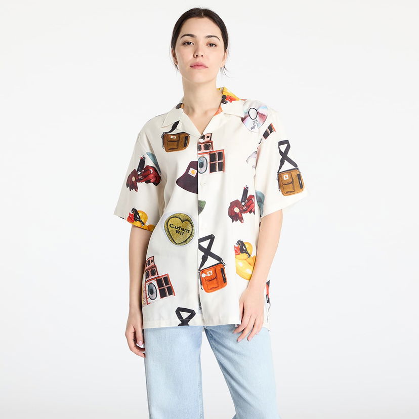 Paita Carhartt WIP Carhartt WIP Jacob Rochester Print Shirt Valkoinen | I034574.2UKXX