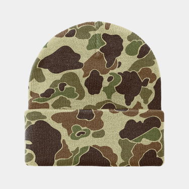 Pipo Carhartt WIP Carhartt WIP Duck Camo Beanie Monivärinen | I035465_1, 2