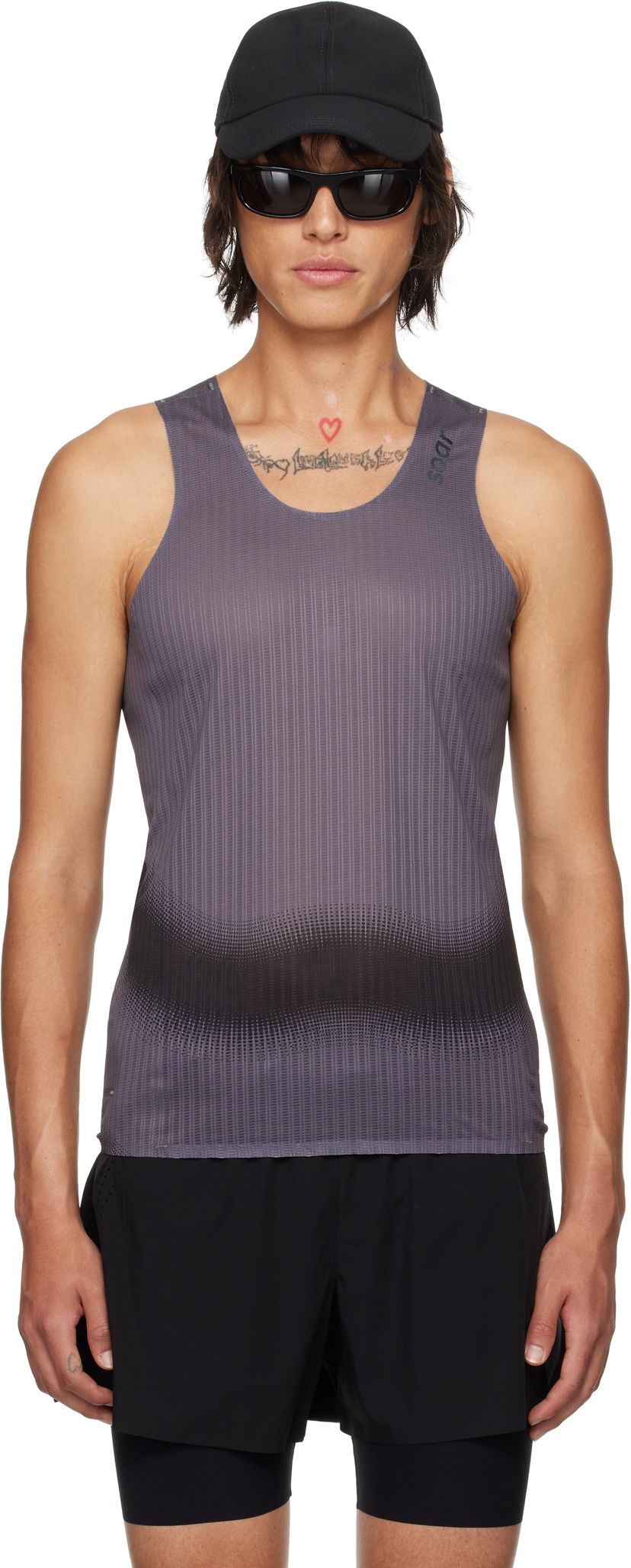 Tankkitoppi Soar Running Soar Race Running Tank Top Harmaa | SV1M-BLK/GREY
