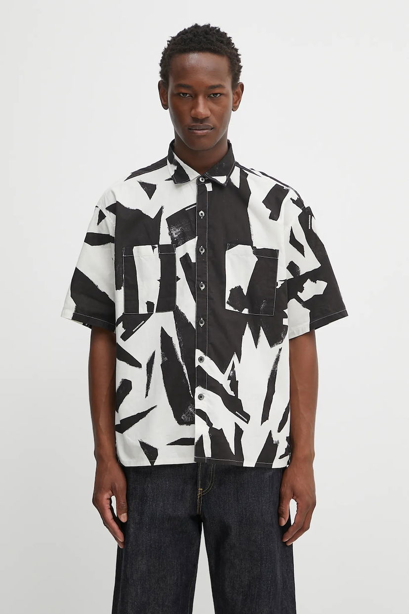 Paita Neighborhood NEIGHBORHOOD Abstract Pattern Relaxed Fit Shirt Monivärinen | 251TSNH.SHM13