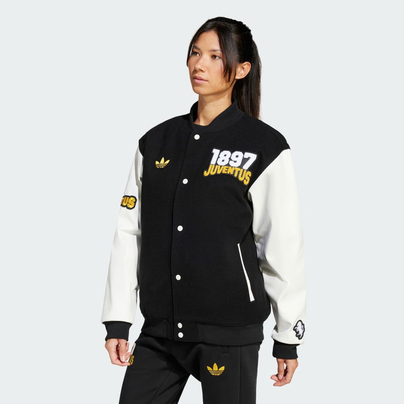 Bomber-takki adidas Performance Juventus VRCT Jacket Musta | JF0451