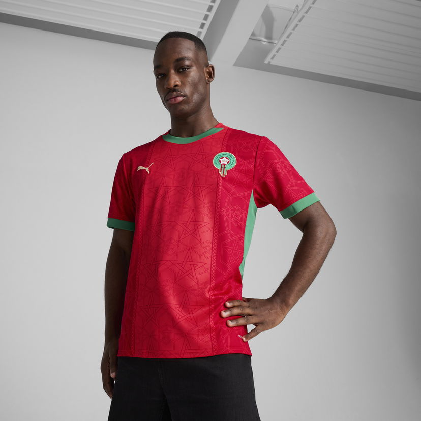 T-paita Puma Morocco 2025 Home Jersey Punainen | 777696_01