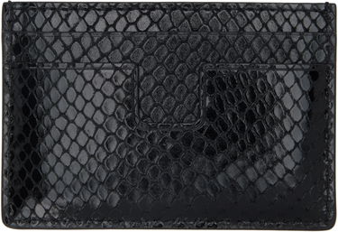 Lompakko Tom Ford TOM FORD Printed Python Card Holder Musta | YM232-LCL471G, 1