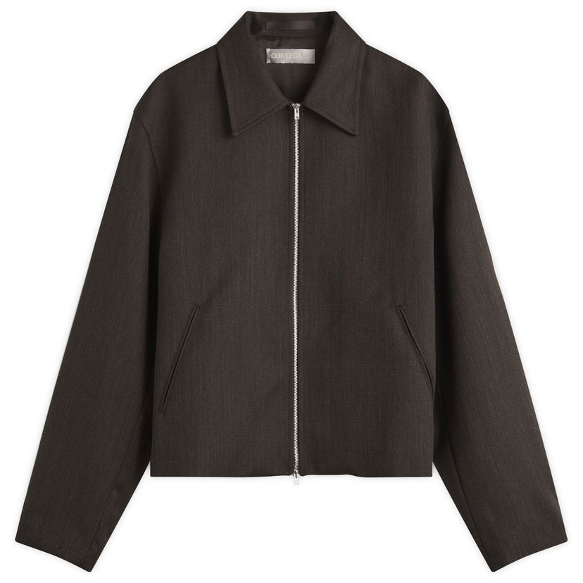 Takki OUR LEGACY Our Legacy Wool Mini Jacket Ruskea | M4250MH