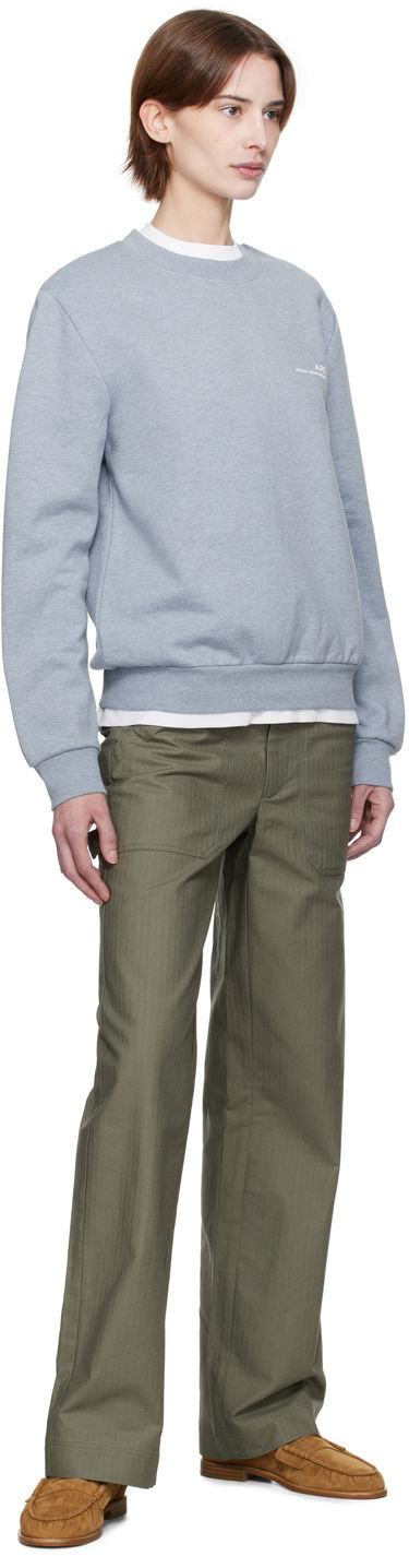 Huppari A.P.C. A.P.C. Standard Item Overdye Sweatshirt Sininen | COHBP-M27939, 3