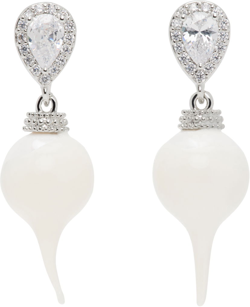 Korvakorut Ottolinger Ottolinger Diamond Drop Earrings Valkoinen | 125901425E01