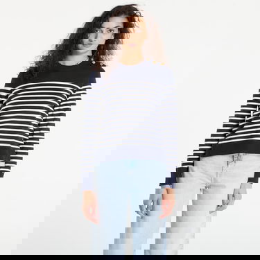 Villapaita Tommy Hilfiger Tommy Hilfiger Striped Crewneck Sweater with Gold Buttons Tummansininen | WW0WW47305-0FI, 0