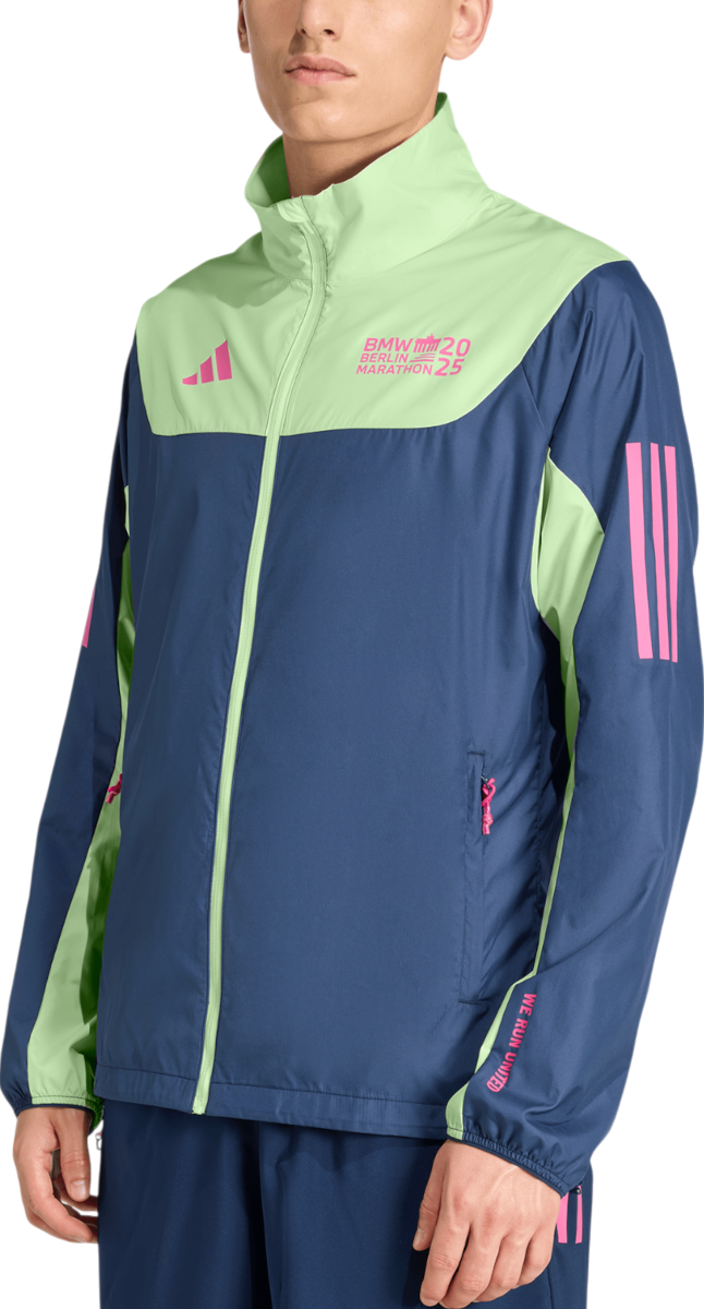 Tuulitakki adidas Originals BMW Berlin Marathon 2025 Legends Jacket Sininen | ka6081