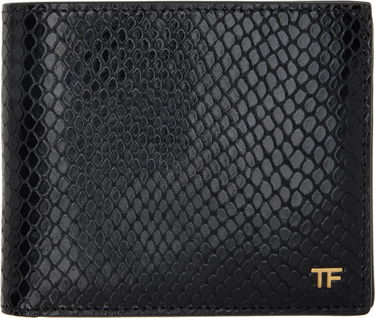 Lompakko Tom Ford TOM FORD Printed Python Classic Bifold Wallet Musta | YM228-LCL471G, 0