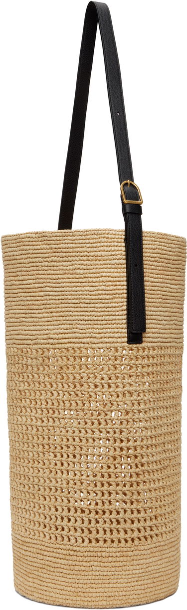 Kangaskassi Khaite KHAITE Billie Raffia Bucket Tote Beige | H2047-727, 1