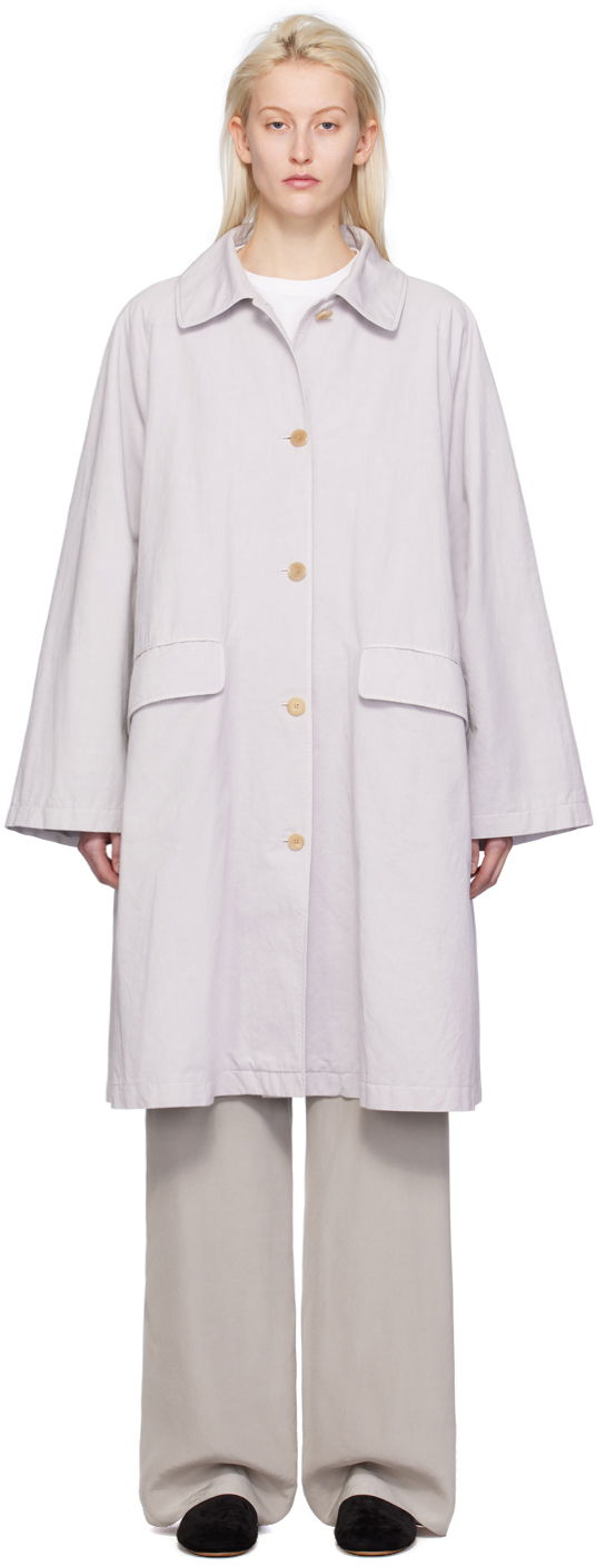 Sadetakki The Row Garth Trench Coat Harmaa | 7872-W2980, 0