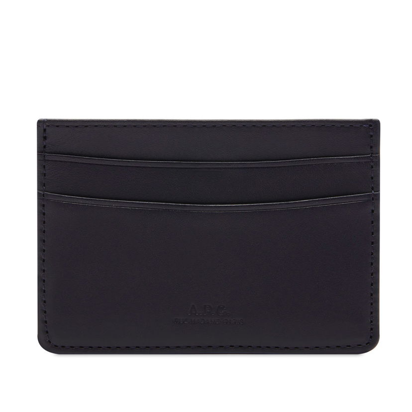 Lompakko A.P.C. Andre Card Holder Tummansininen | PXAWV-H63028-IAK