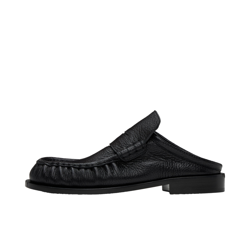 Tennarit ja kengät Dries Van Noten Leather Slip-on Loafers Musta | MS242-1326