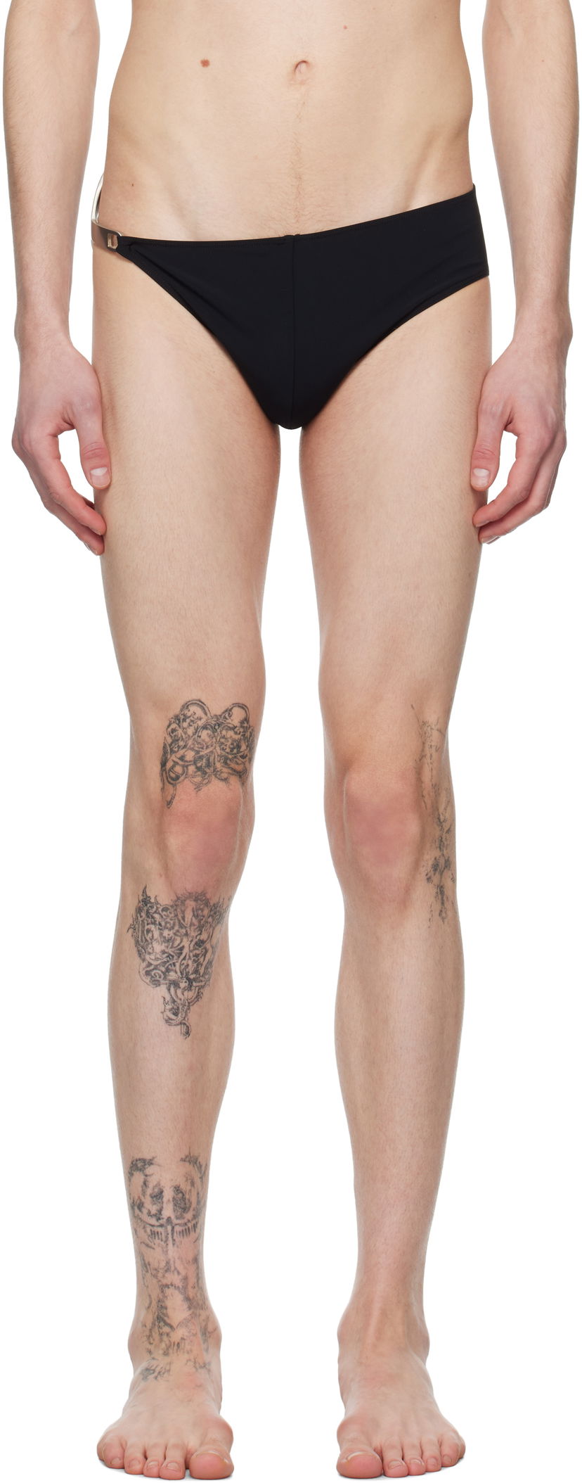 Uimapuvut Rick Owens Rick Owens Hollywood Hydra Swim Briefs Musta | RU01E5013 NSB
