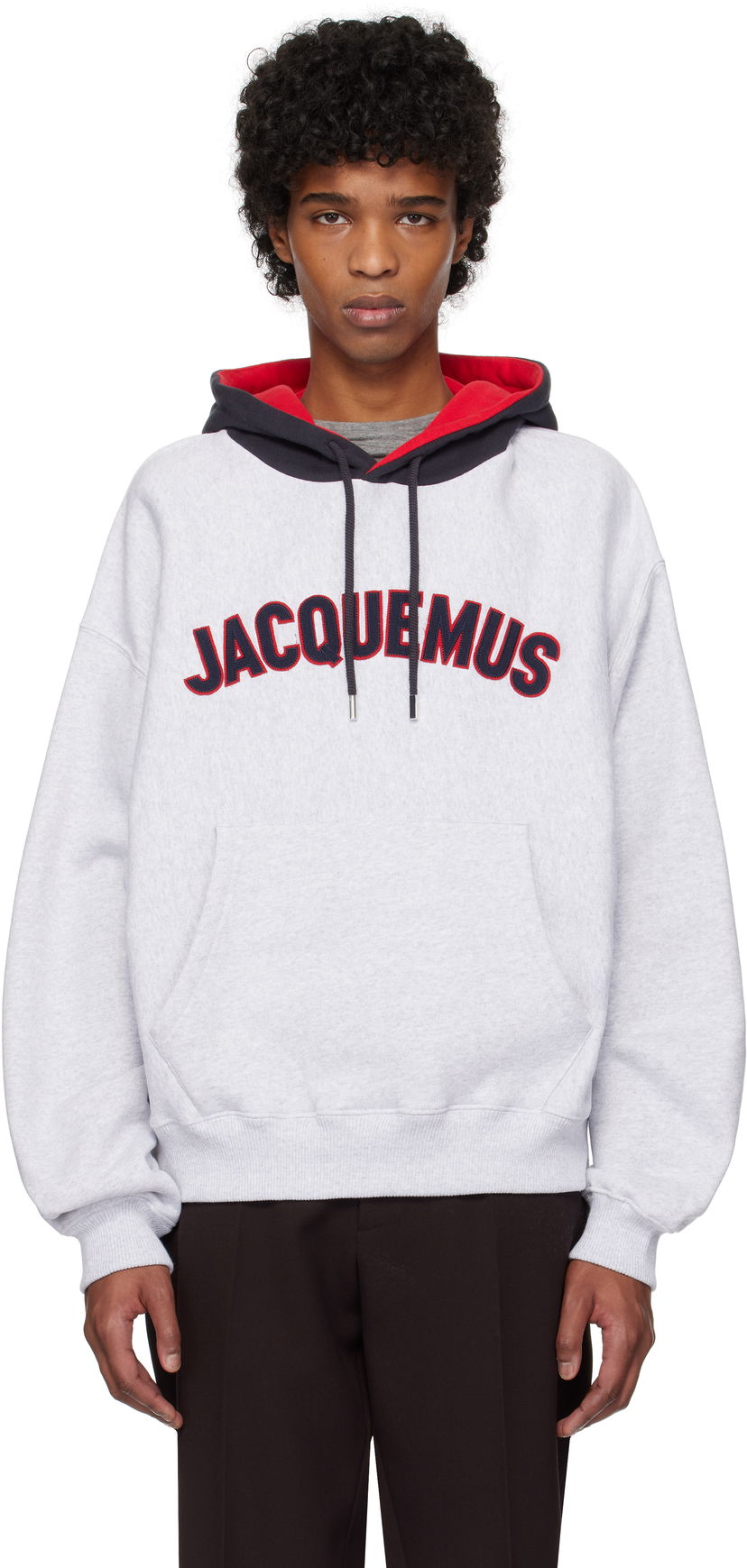 Huppari Jacquemus Jacquemus 'The Baseball' Hoodie Harmaa | 25E255JS311-2462