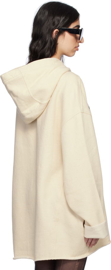 Huppari Rick Owens Rick Owens DRKSHDW Hollywood Peter Hoodie Beige | DS01E3231 FNEP5P, 2