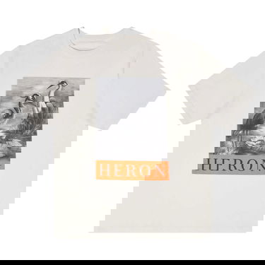 T-paita HERON PRESTON Graphic Print T-Shirt Valkoinen | HMAA032C99JER0030110, 1