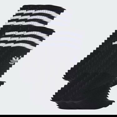 Sukat adidas Performance 3-Stripes Crew Socks - 6 Pairs Musta | JV7411, 0