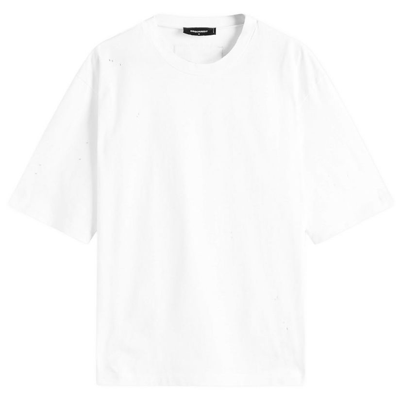 T-paita DSQUARED2 Dsquared2 Loose Fit T-Shirt, Size Large Valkoinen | S74GD1408-S24583-100