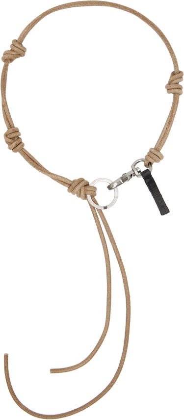 Avaimenperät OUR LEGACY Our Legacy Udon Ladon Suede Necklace Beige | A4248ULN, 0