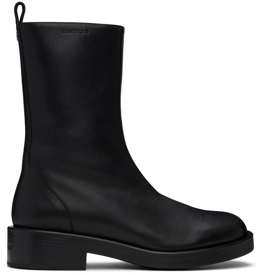 Tennarit ja kengät Courrèges Leather Rider Boots Musta | VESSAB012CR0068, 0