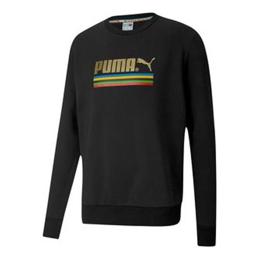 Villapaita Puma Unity World Resonance Crewneck Sweatshirt Musta | 599285-01
