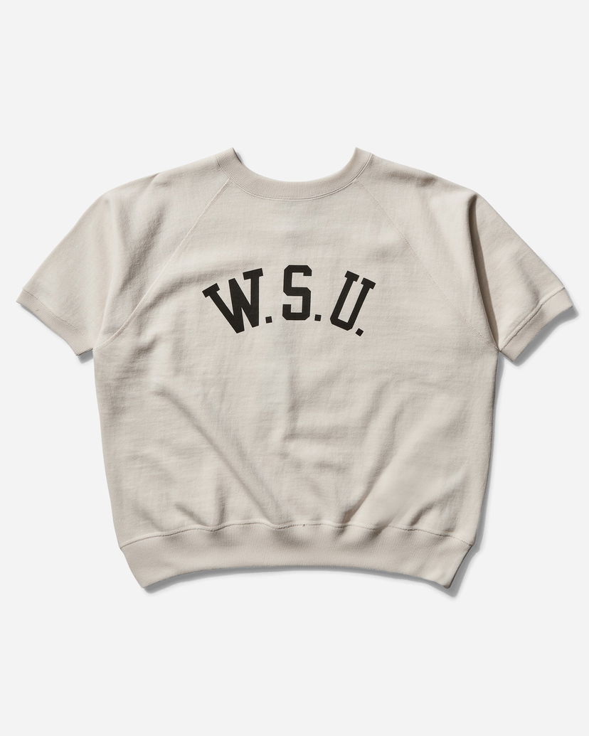Villapaita Champion Short Sleeve Crewneck Sweatshirt Beige | C3B005 X020