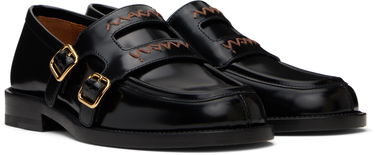 Vaatteet Marni Marni Bambi 3.0 Double Buckle Loafers Musta | MOMS006002 PS679, 3