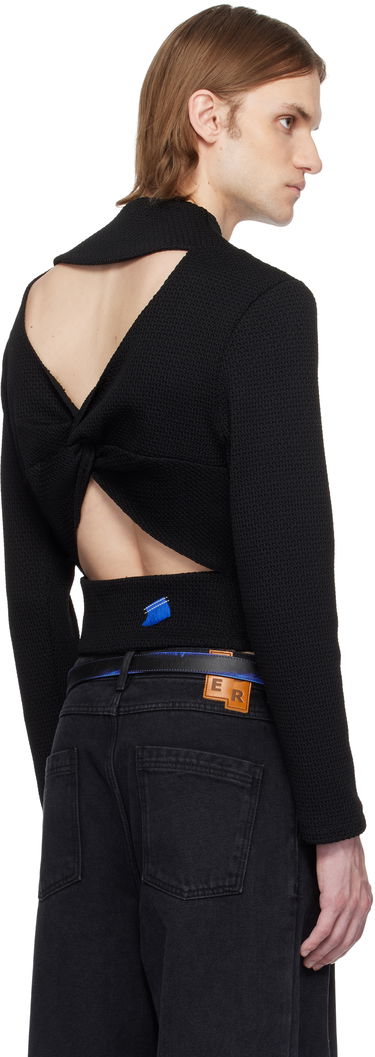 Villapaita ADER ERROR ADER error Cropped Cable Knit Cardigan Musta | BO01SSKT0702BK, 2