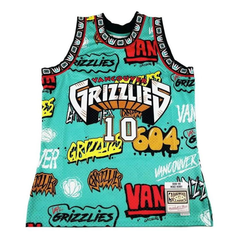 Jersey Mitchell & Ness Mike Bibby Vancouver Grizzlies Swingman Jersey Turkoosi | TFSM4768-VGR98MBITEAL