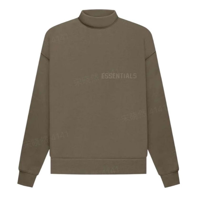 Villapaita Fear of God Fear of God Essentials Mockneck Sweatshirt Vihreä | FOG-FW22-604
