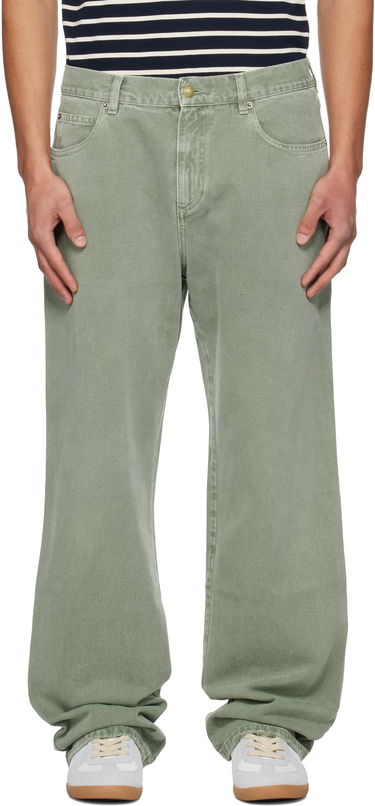 Jeans Balmain Loose Jeans Vihreä | FH1ML135DF83, 0