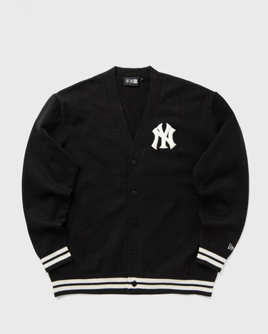 Villapaita New Era New York Yankees Knit Cardigan Musta | 60684475, 2