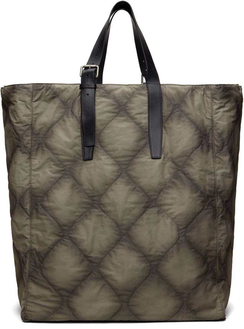 Kangaskassi Dries Van Noten Dries Van Noten Quilted Canvas Tote Bag Vihreä | 251-021507-895