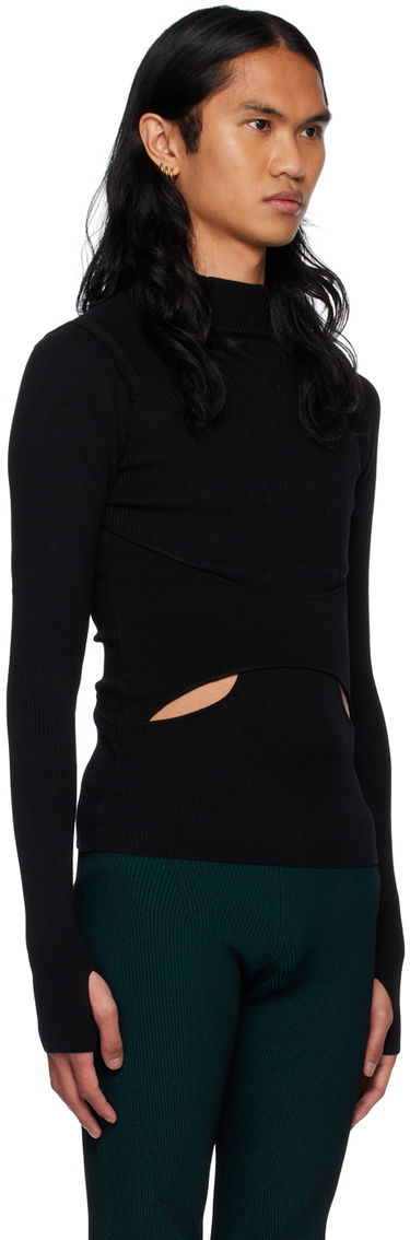 Villapaita Dion Lee Dion Lee Interlink Turtleneck Top Musta | C7151R23, 4