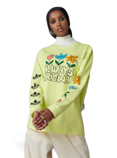 T-paita adidas Originals Always Original Graphic Tee Keltainen | HC5428
