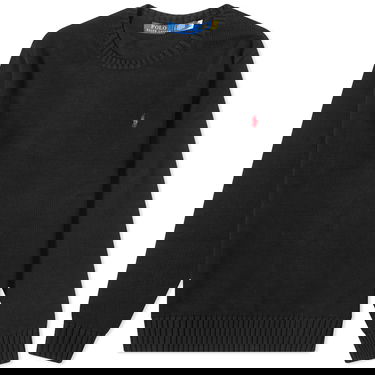 Huppari Polo by Ralph Lauren Ralph Lauren Cotton Shaker Crew Knit Polo Musta | 710810846020, 0