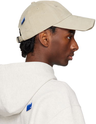Korkki ADER ERROR Distressed Cotton Twill Cap Beige | BN01SSHW0201BG, 4