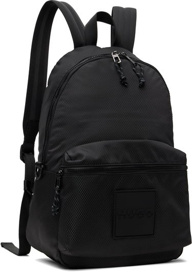 Reppu BOSS HUGO Ripstop Backpack with Logo Patch Musta | 50551793, 2