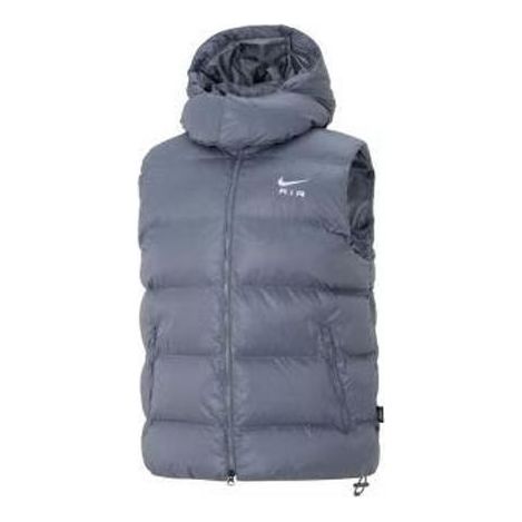 Liivi Nike Air Hooded Vest Harmaa | FD6428-065