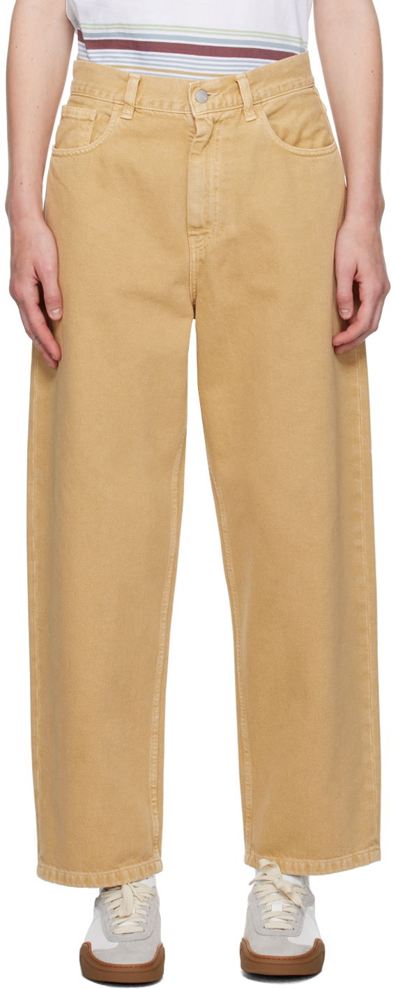 Jeans Carhartt WIP Relaxed Fit Jeans Beige | I033746 1YH4J